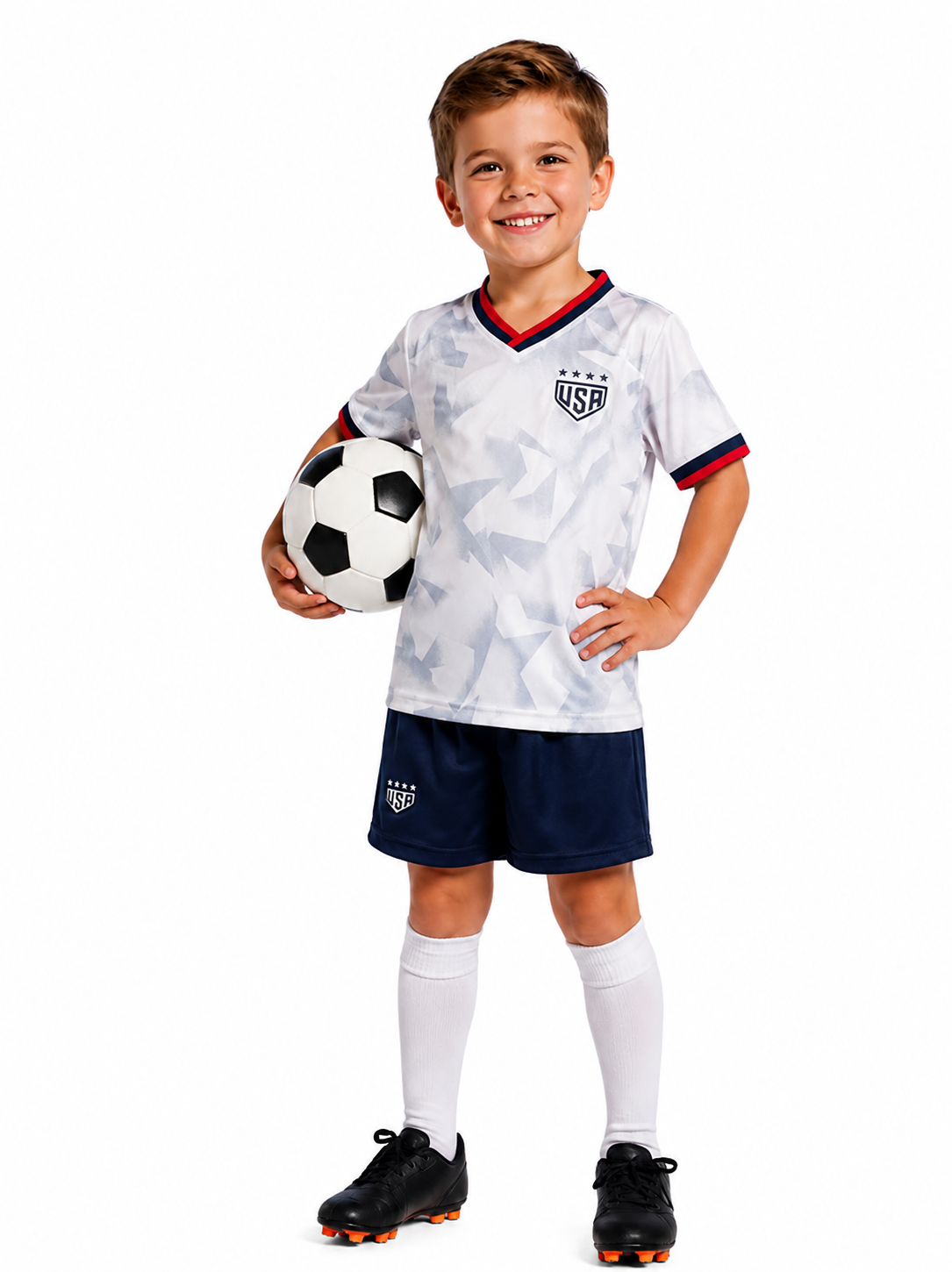USA Soccer Kit For Kids | Jersey & Shorts 🇺🇸